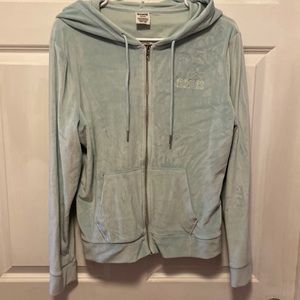 PINK ! Victoria’s Secret velour zip up